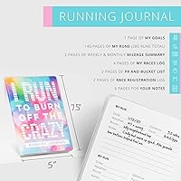 Vista 3 de Gone For a Run Diario para correr Agenda de correr día a día Corro para quemar lo loco