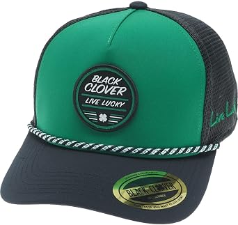 Black Clover FLASH 2 HD PATCH/GREEN/BLACK Cap