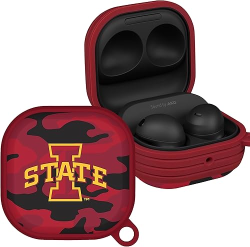 AFFINITY BANDS Iowa State Cyclones Camo HDX - Funda compatible con Samsung Galaxy Buds Pro