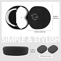 Vista 4 de ProCase Hard Case for Apple AirPods Max, Travel Protective Carrying Case with Silicone Ear Cushion Covers, Shockproof EVA Shell with Soft Lining &
