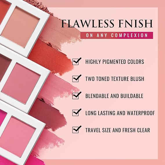 Blushed Duo Blush for Cheeks Face,#1