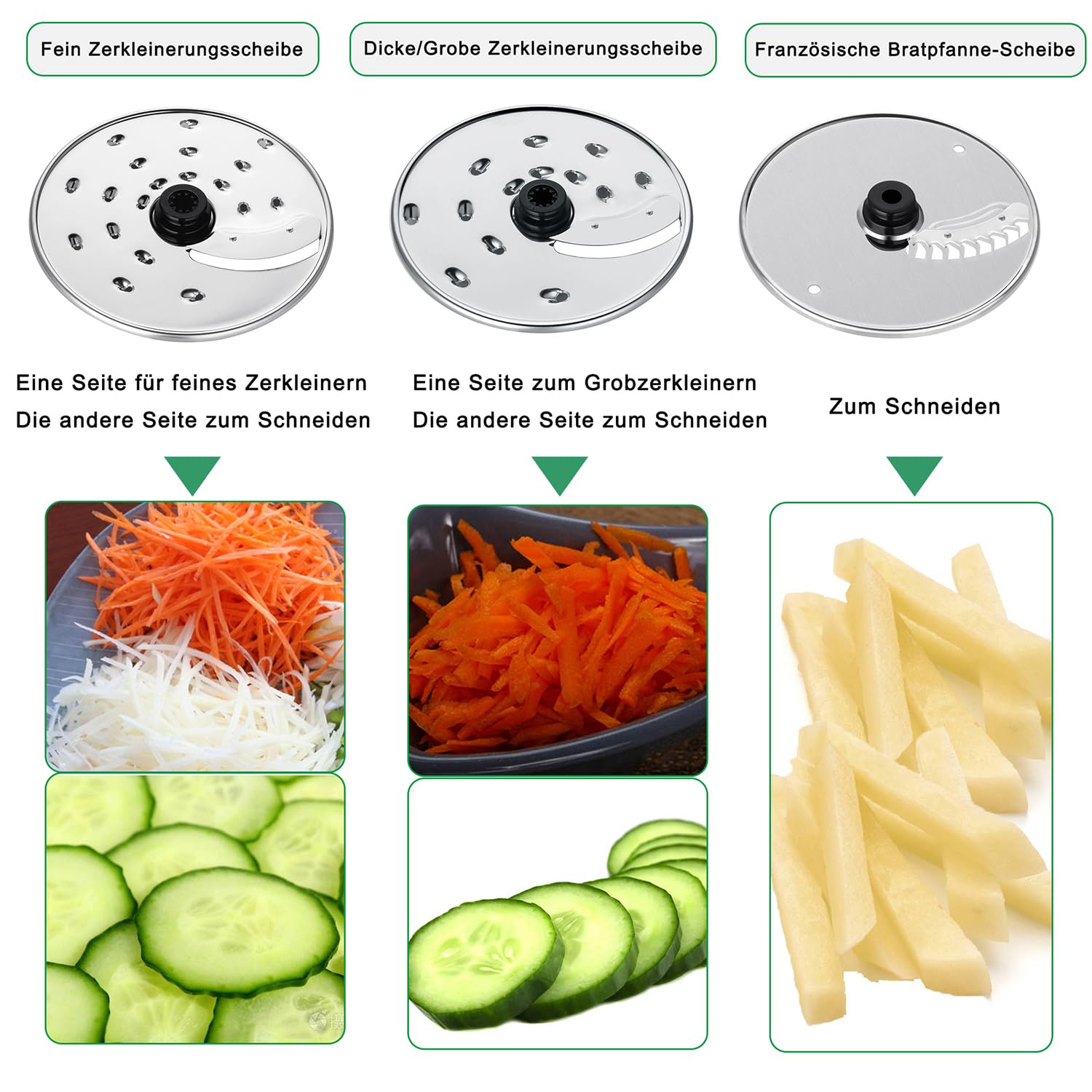 TopStrong Robot da Cucina, Robot Cucina 1100W, Robot Cucina Multifunzione Compatto,11 in 1 Food Processor(frullatore, spremiagrumi e macinacaffè)