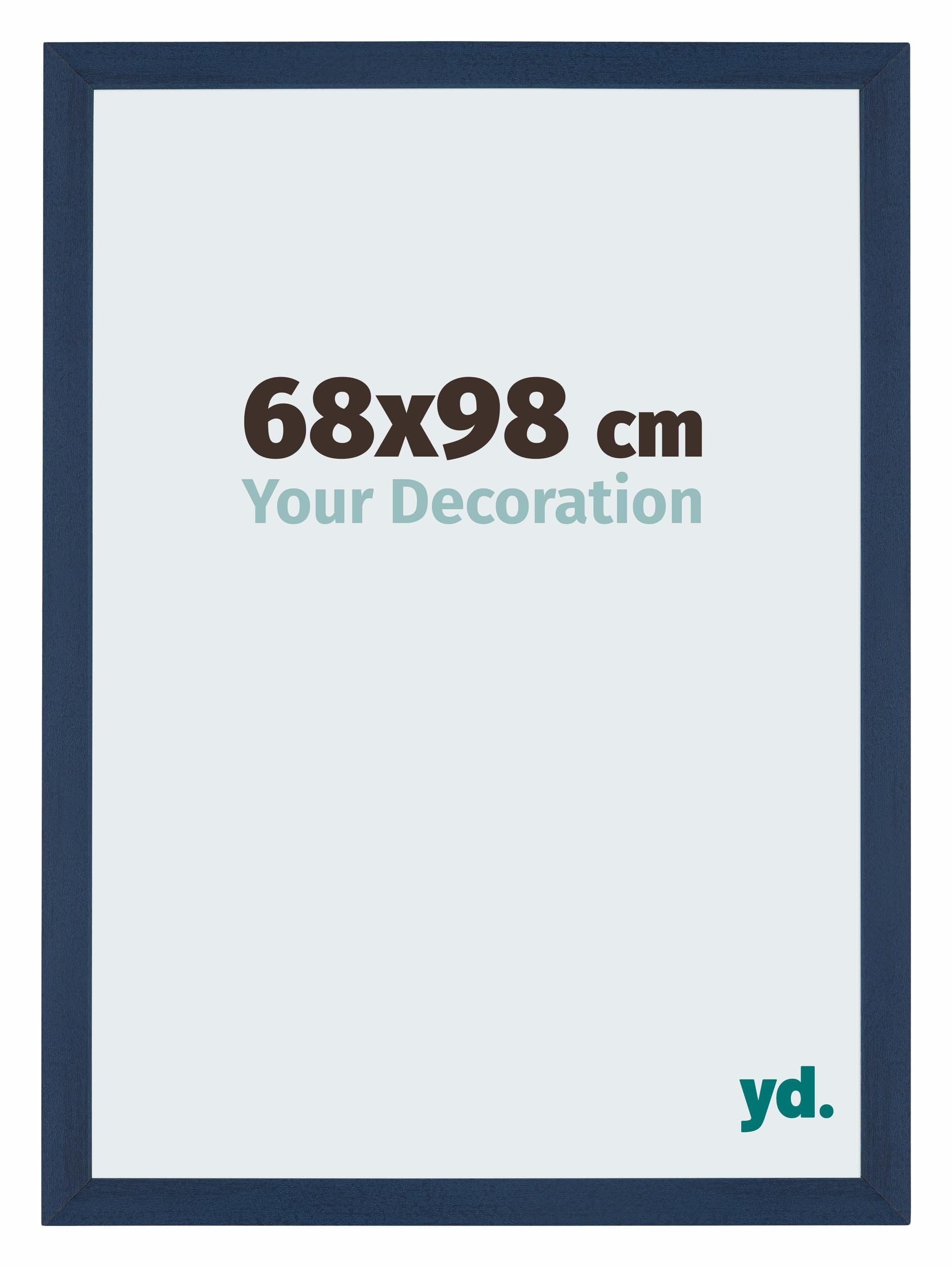 Your Decoration - Puzzle frame 68x98 - Dark Blue Swept - Puzzle frame 1500-2000 Pieces - MDF Photoframe - Mura