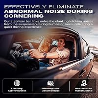 Vista 9 de Varillas de barra estabilizadora delantera de aleación de zinc-níquel para Toyota Avalon 2013-2018, Camry 2007-2017, Lexus ES300h 2013-2018 y Lexus