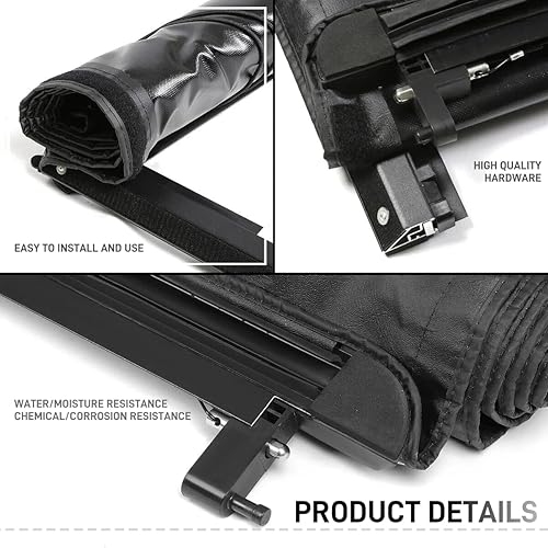 Miniatura 6 de Cubierta enrollable suave para caja de camioneta para Toyota Tundra 2022, 2023, 2024, 2025, caja de 6.5 pies