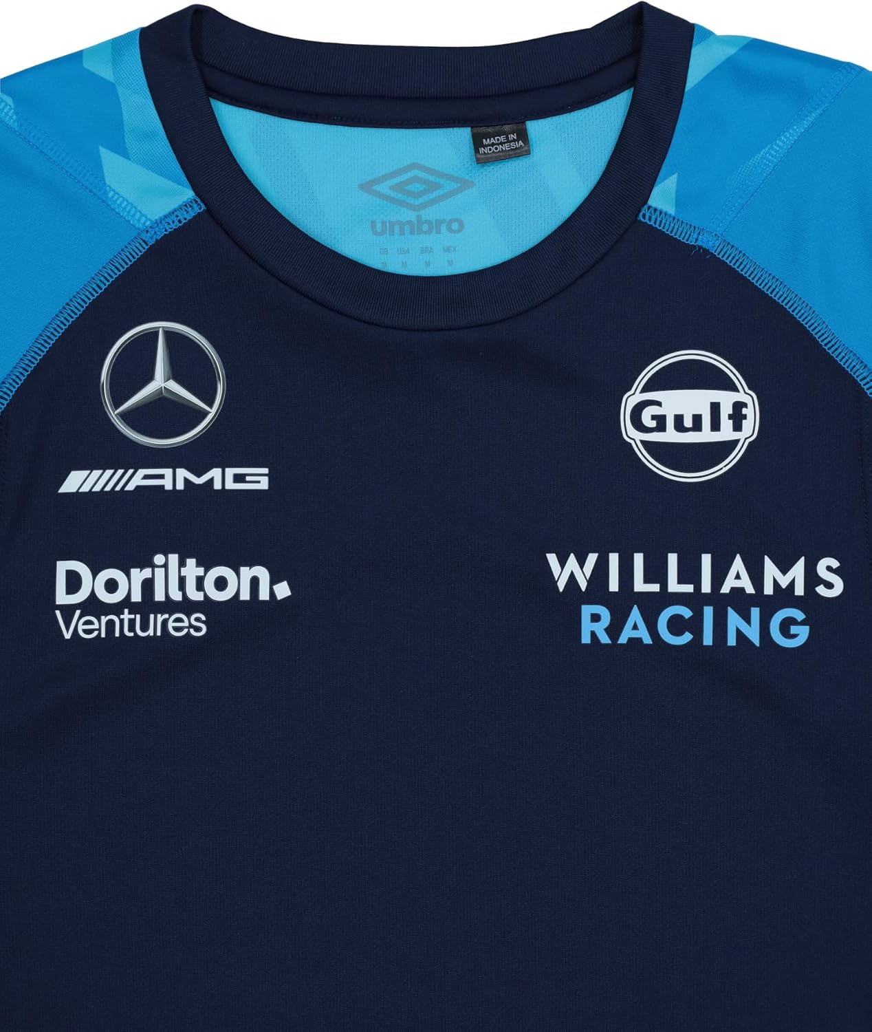 Umbro x Williams Racing Men's Training Jersey, Peacoat/Diva Blue - Image 6