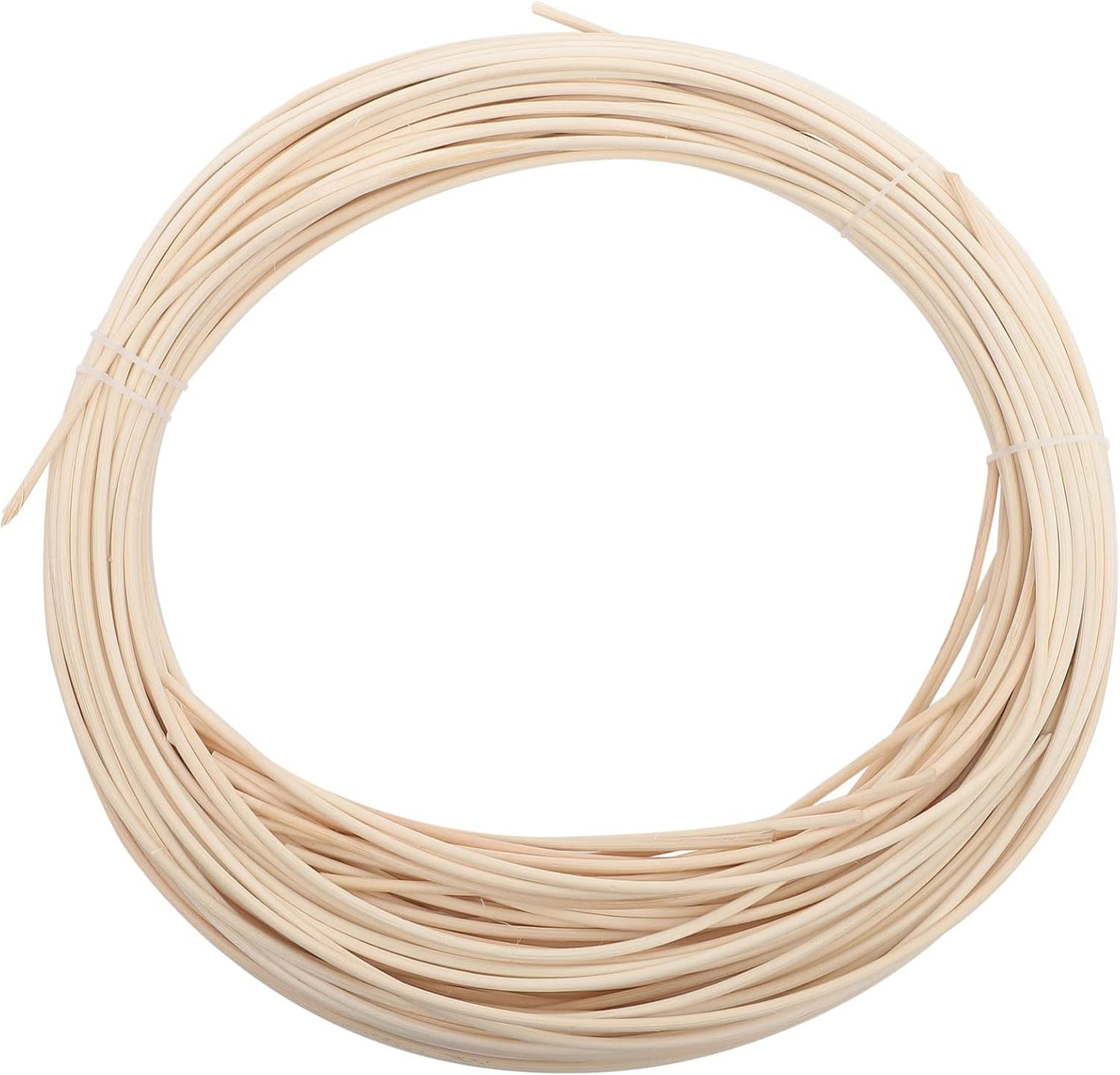 LALAFINA 1roll Natural Rattan Weaving Material for DIY Chair and Furniture Repair Caning Supplies Durable Natural Rattan for Crafts and Home Decor Weaving Accessories