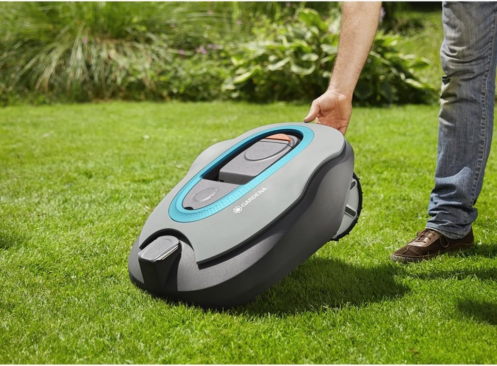 Gardena 04054-26 Tondeuse Robot Sileno+ Plastique Bleu 79,6 x 56,0 x 34,5 cm — vue 6