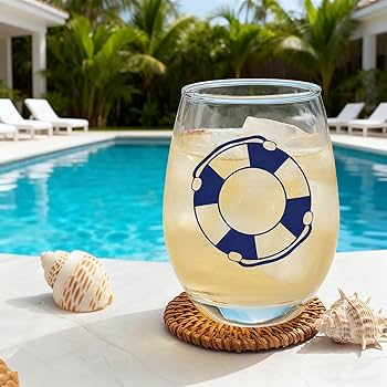 ビーチグラス Amazon | 航海ステムレスワイングラス4個セット、船乗りへの航海