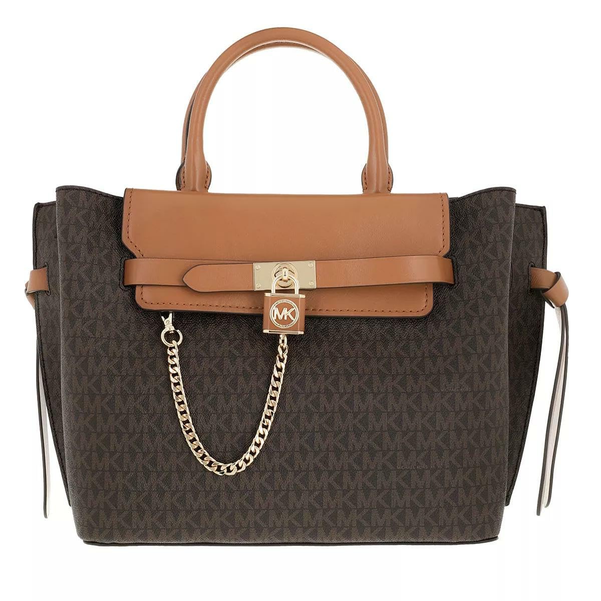 Michael Kors 30F1G9HS7B-252 LG BELTED Women BRN/Acorn Size One Size
