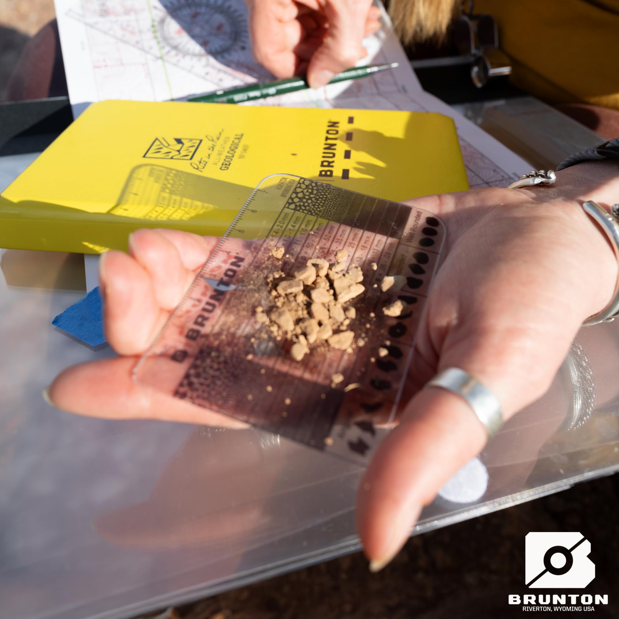 Brunton Grain Size Card