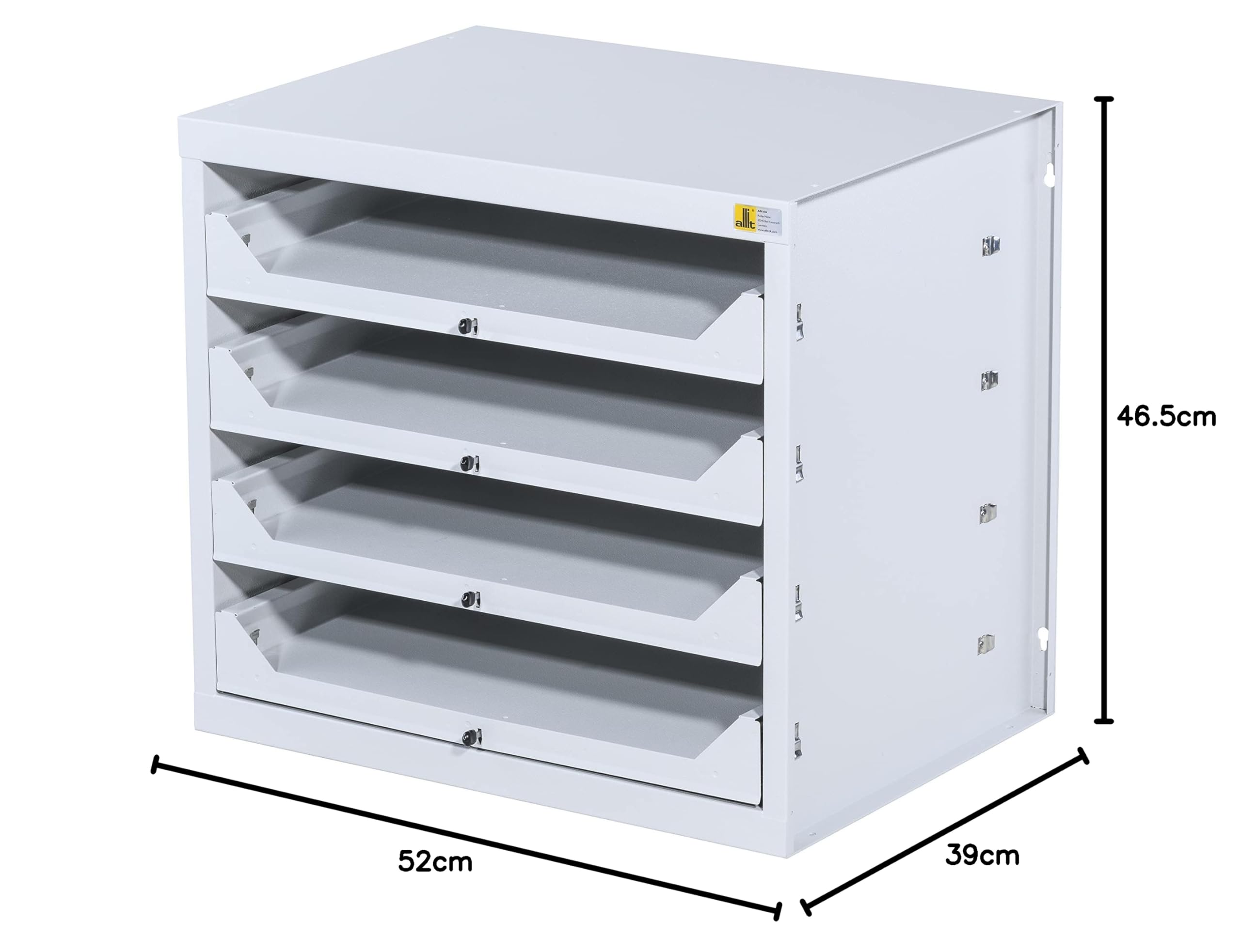 Image secondaire de Allit 455805 Rack de stockage pour mallettes, Gris