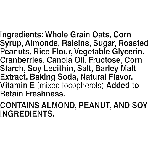 Vista 36 de Nature Valley Barras de granola masticables de frutas y nueces, nueces de chocolate negro, 6 barras, 7.4 onzas