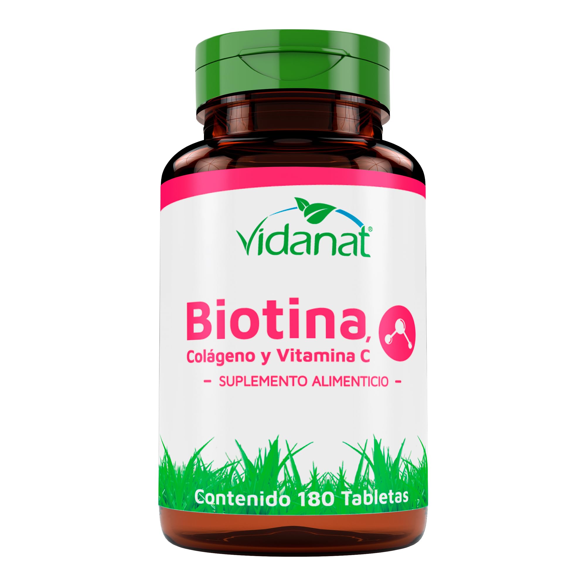 Vidanat Biotina, Colágeno y Vitamina C – 180 Tabletas