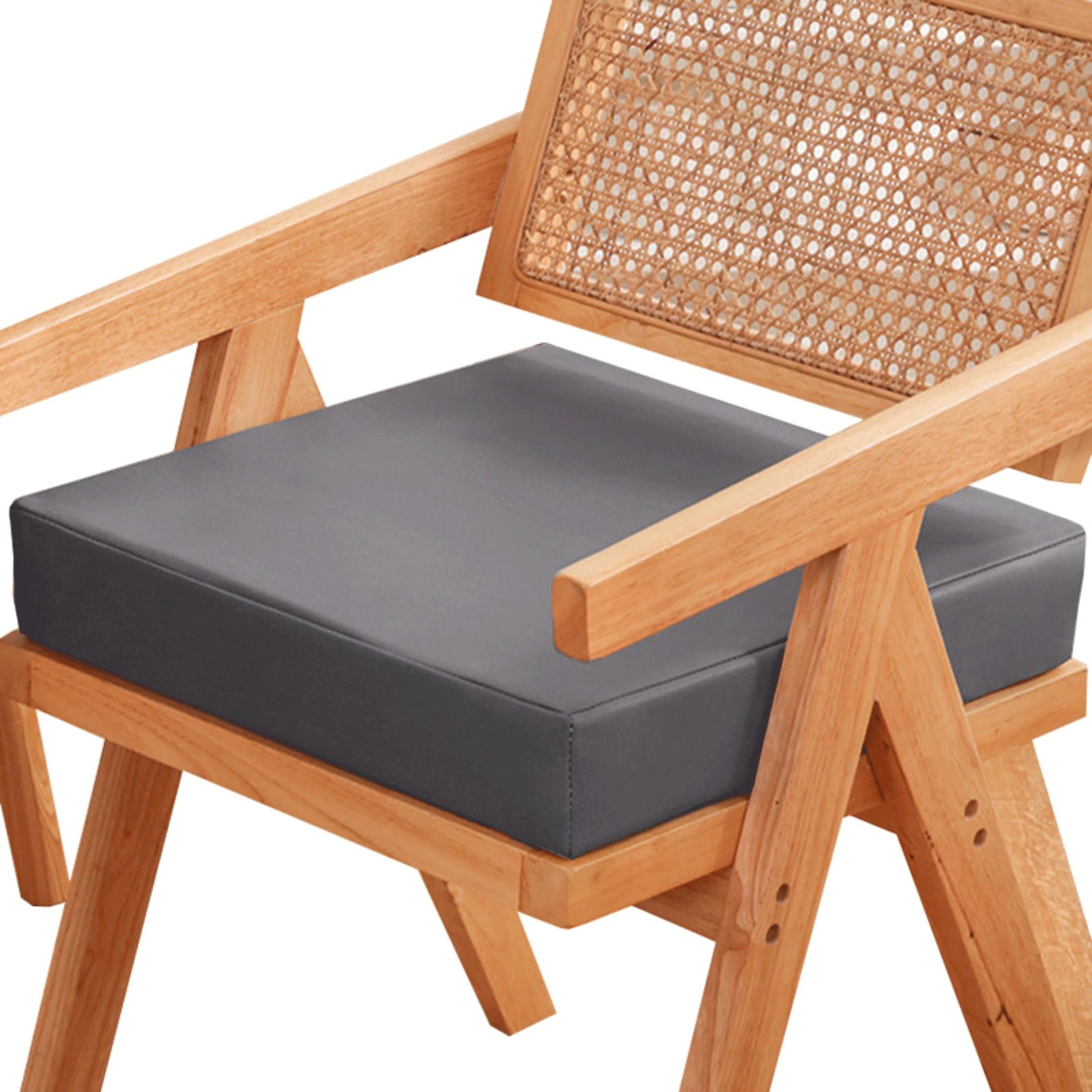 Uyeoco Colour1 Chair Cushion Seat Pads For Dining Waterproof Chairs With Thick Seat Cushions Square Padded Chair Seat Pads Comfortable Armchair Booster Fit For Home Office Car(,50X50x5cm)