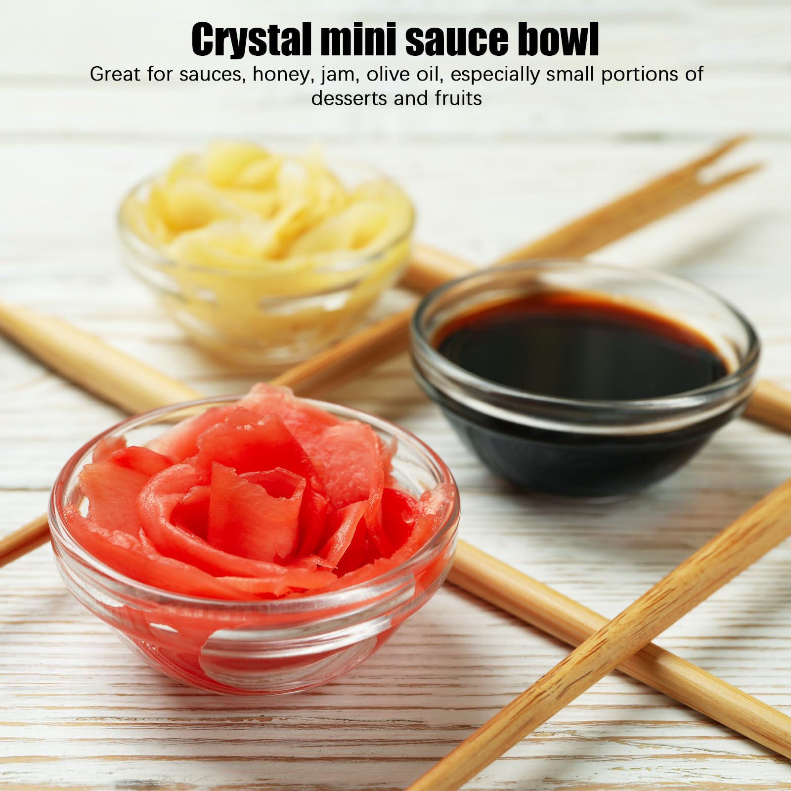 Mispudin 10 Pièces Petit Bol En Verre 7,5 Cm, 75 Ml Mini Coupelle