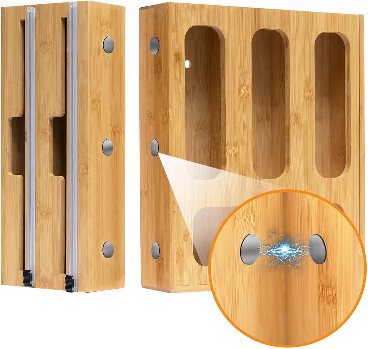 KitchenTell Ziplock Bags Storage Bag Organizer Kitchen Drawer