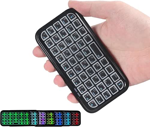 Wireless Keyboard Rechargeable Bluetooth 3.0 Super Mini Silent Cordless Keybaord,