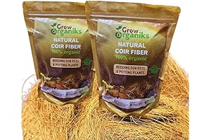 Eco Earth Coconut Fibre Substrate for Animal Bedding, Bird Nesting and Plants