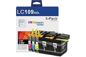Brother LC109 XXL Ink Cartridges (5-Pack)