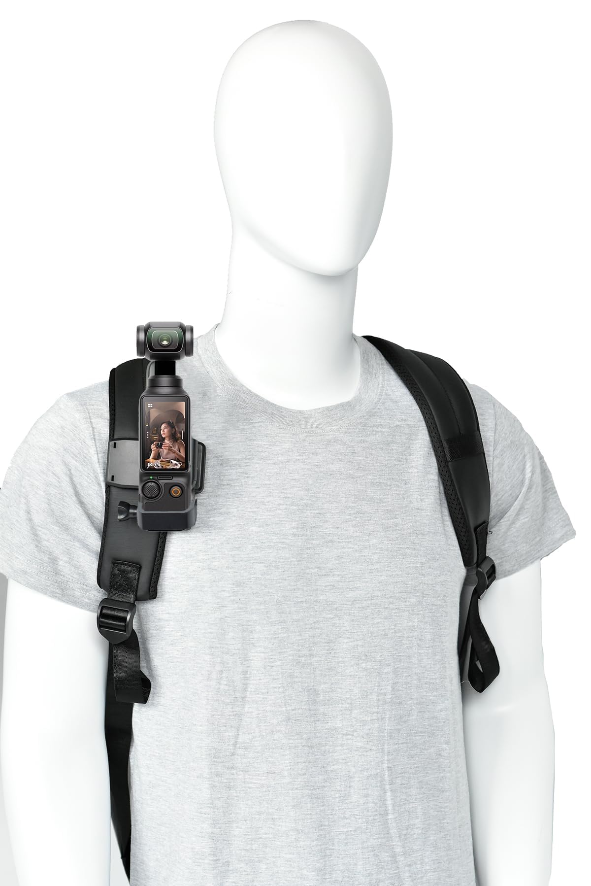 Zestaw akcesoriów do DJI Osmo Pocket3 – uchwyt na pasek piersiowy do Pocket 3, w tym pasek na głowę, uchwyt plecaka i uchwyt na nadgarstek