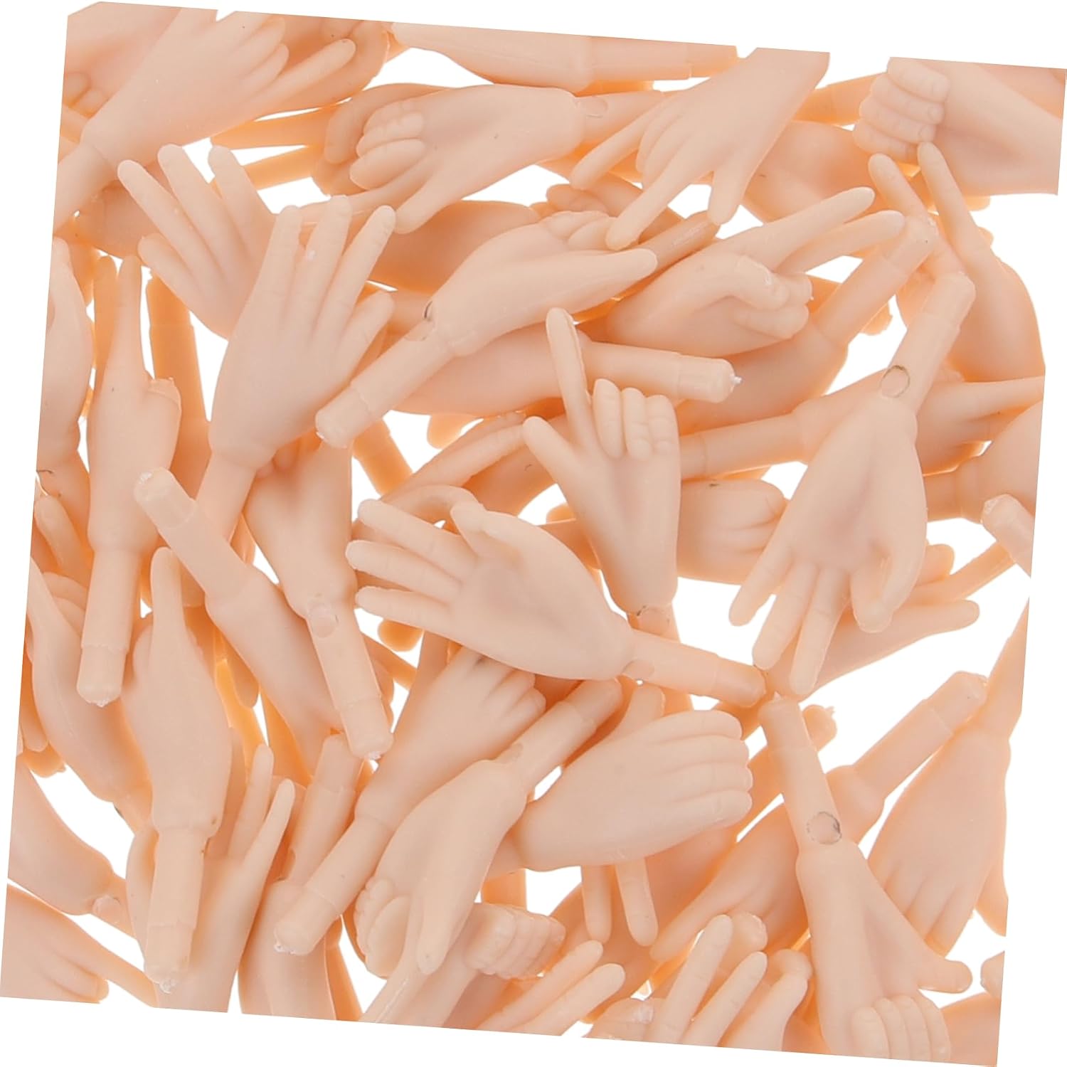 100pcs Doll Hand Parts Connectors for Doll Making Versatile for Miniature Easy to Use for Craft Projects for Daily Assembly