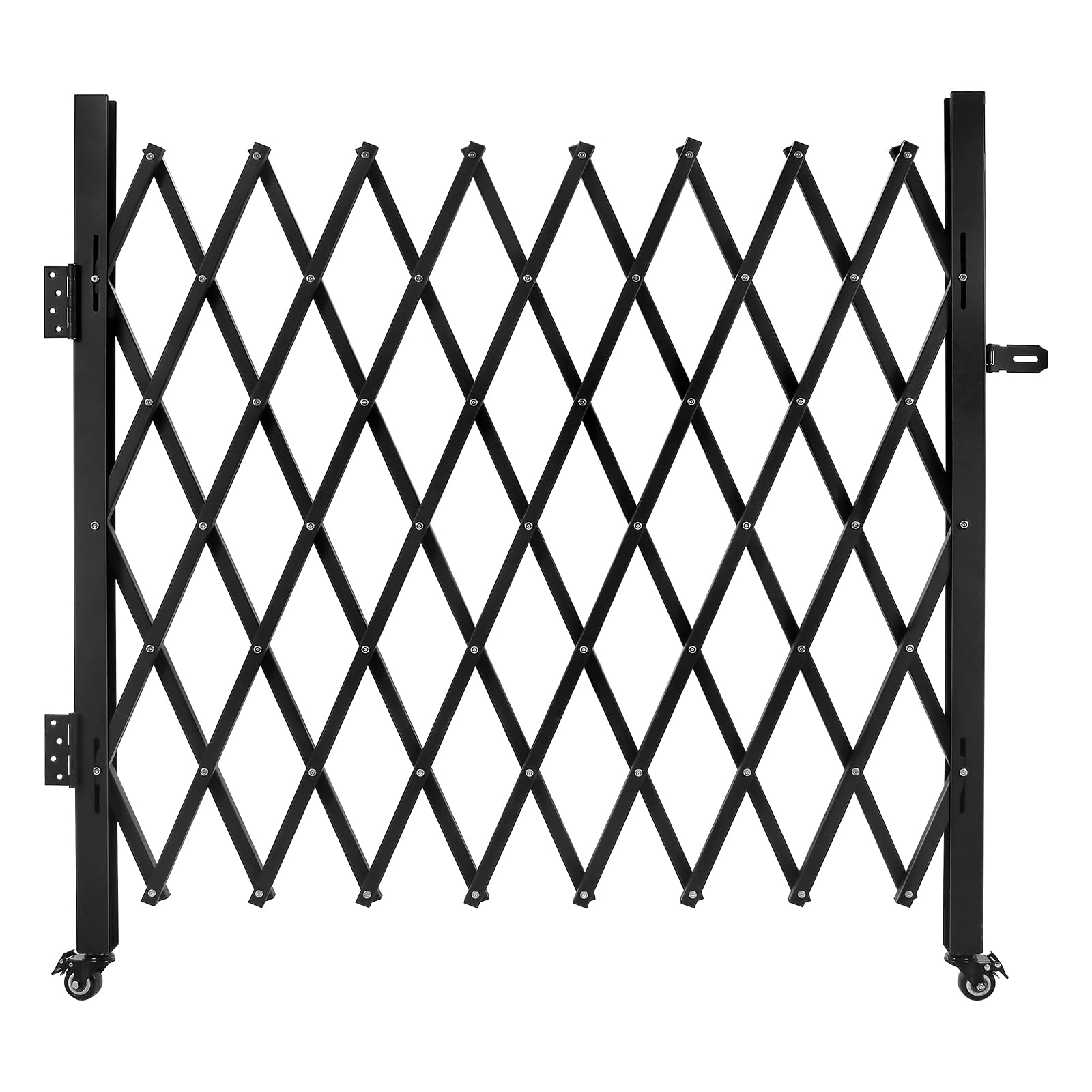 (similar )ingle Folding Security Gate Folding Door Expand Gate, Folding Security Gates, Flexible Expanding Security Gate for Garage Yard, Upgrade Scissor Gate with Casters (35.83"Wx48.03"H)