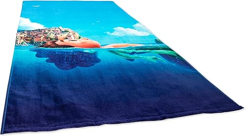 Miniatura 4 de Jay Franco Disney Pixar Luca - Toalla flotante grande para bañopiscinaplaya, toalla de algodón súper suave y absorbente resistente a la