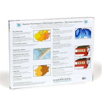 Dove、Lake Afternoon、希少画集画、新品額付 Amazon.com: Dimensions Village Lake Afternoon Paint by