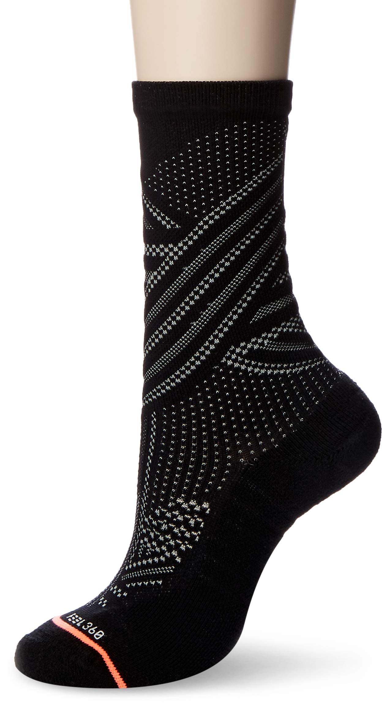 Stance Women's Train Crew Running Socks, Black, S