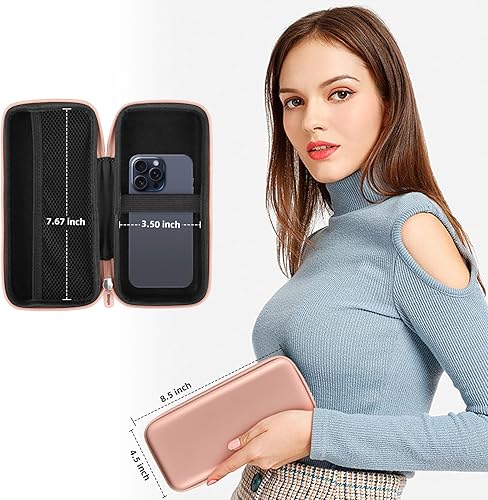 Miniatura 7 de iMangoo Funda organizadora de viaje a prueba de golpes, bolsa de accesorios electrónicos con cremallera optimizada para el espacio, adaptador de