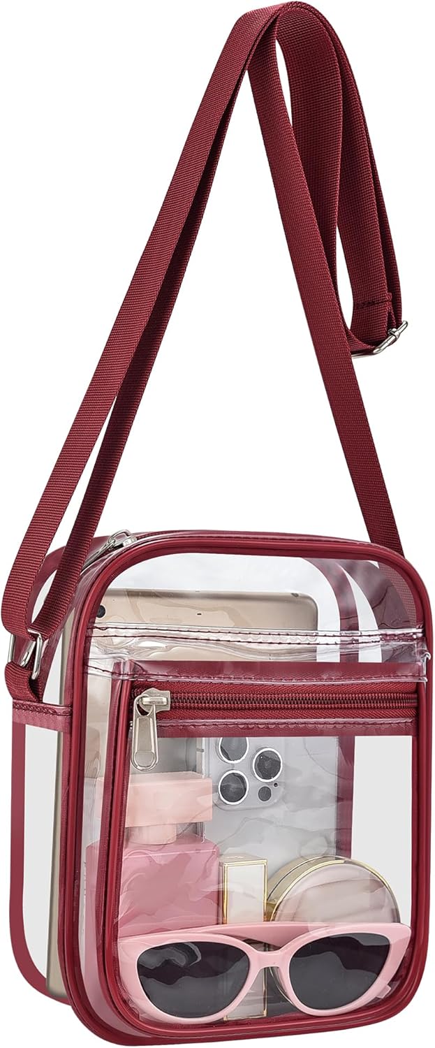 USPECLARE Clear Purse Bag for Stadium Events Clear Messenger Bag for Men and Women - Image 7