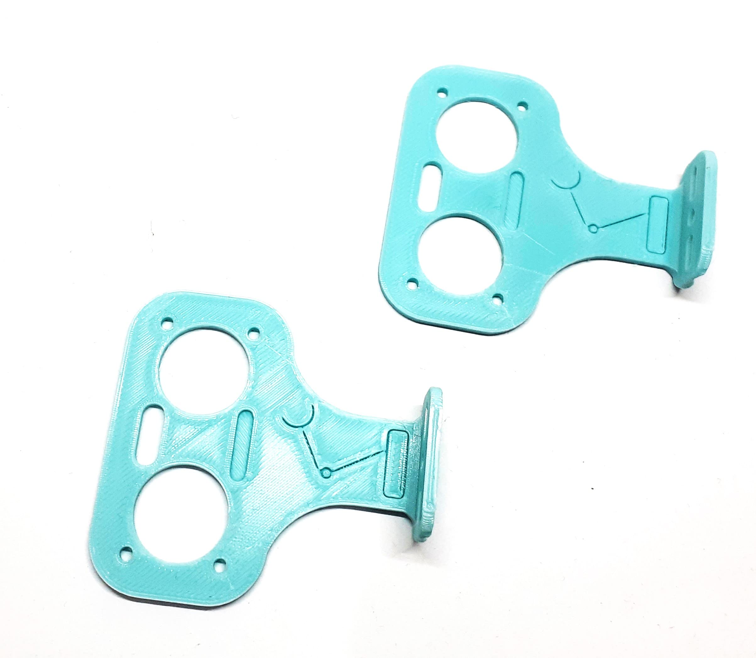 SHOKITECH DIY 4-Wheel Chassis for DIY Robotics with Ultrasonic mounting clamp (Aqua) 1