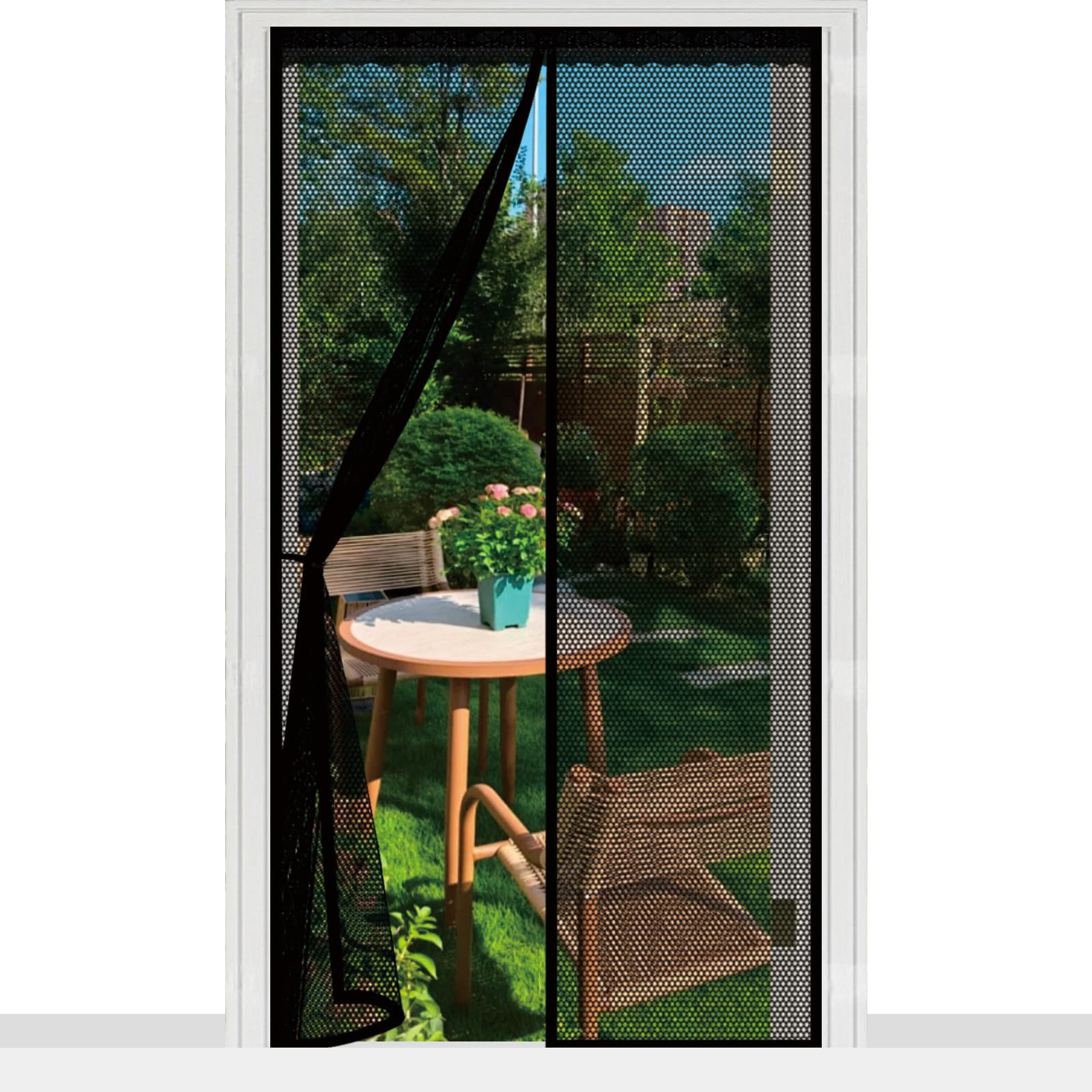 Moustiquaire de patio 175 x 233 cm pour profiter du jardin sans mouches ni moustiques