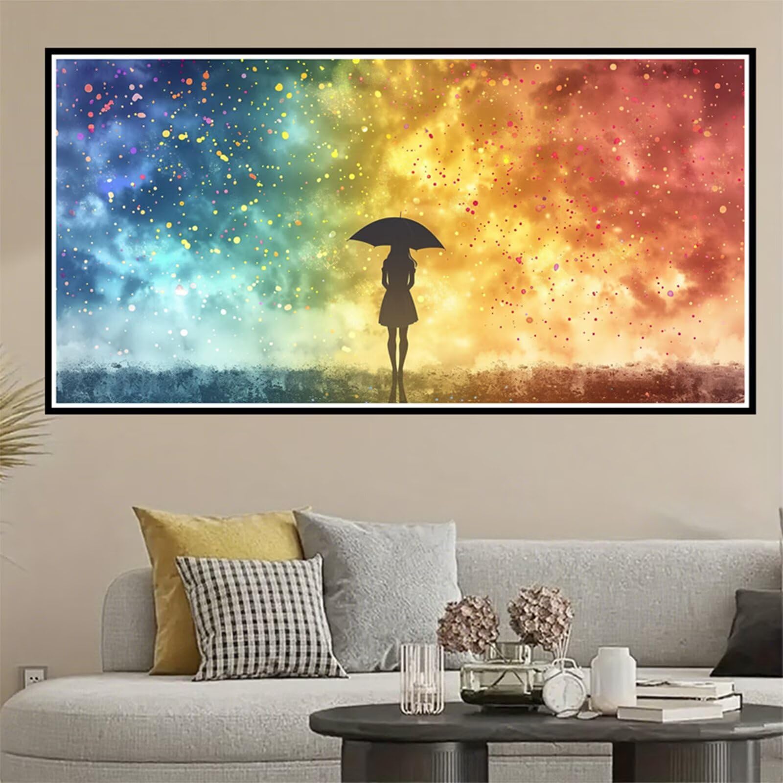 Diamentowe malowanie kolorowe diamentowe malowanie dla dorosłych XXL 80 x 160 cm, 5D haft diamentowy kobieta malowanie diamentowe dziecko, DIY obraz diamentowy aktywuje ręcznie dla dorosłych