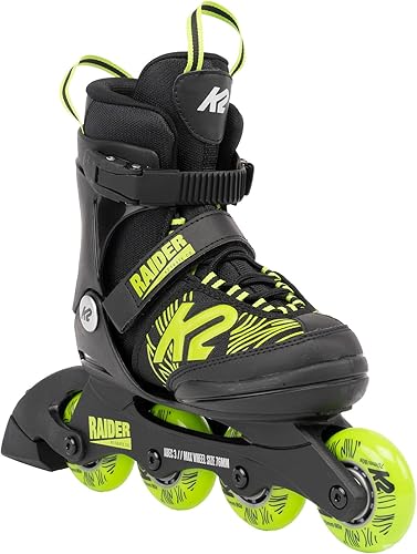 Miniatura 3 de K2 Raider - Patines en línea ajustables para niños GRIS_ROJO