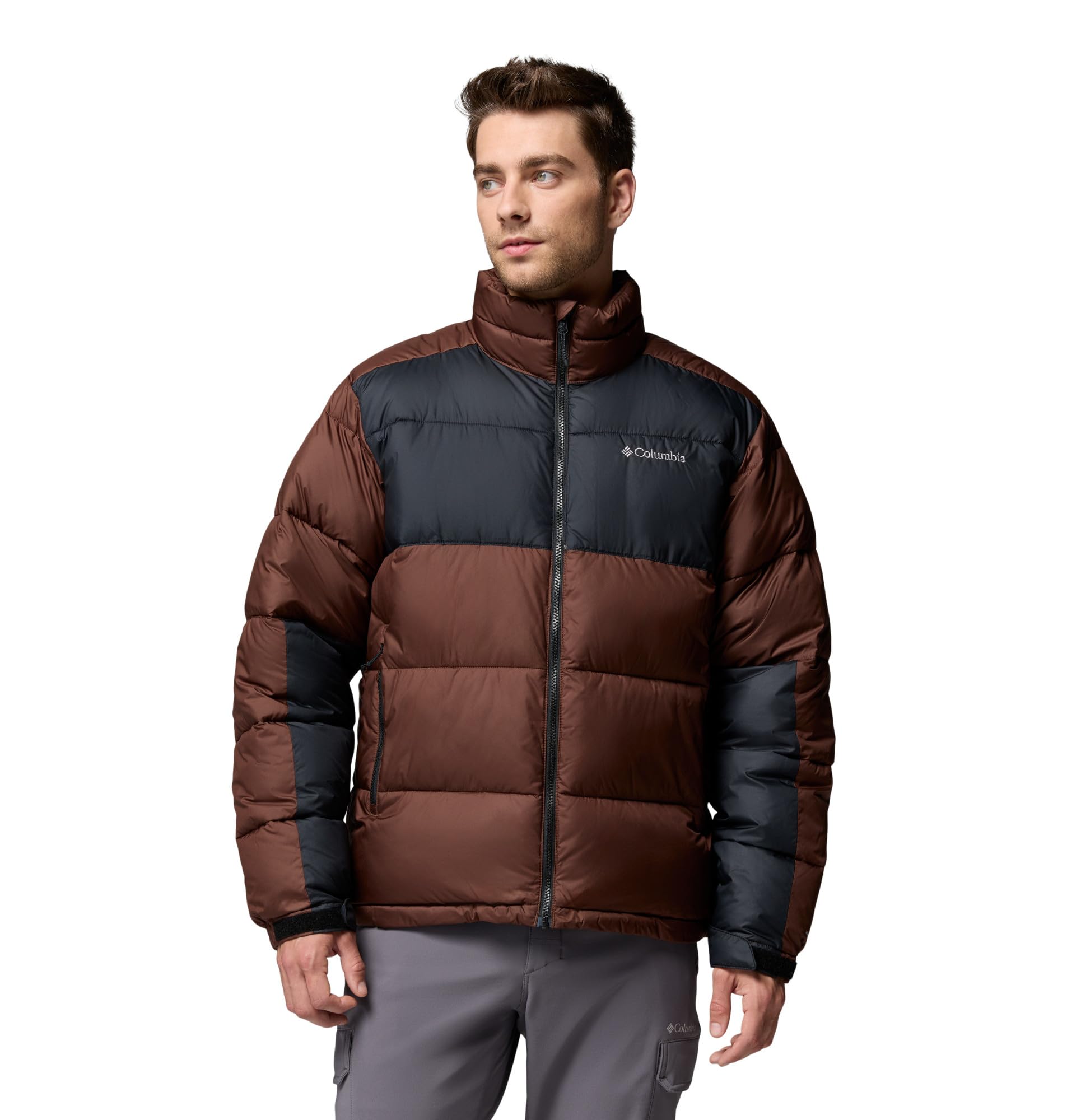 Columbia Men's Pike Lake 2 Jacket, Puffer Jacket, Tobacco/Black, S