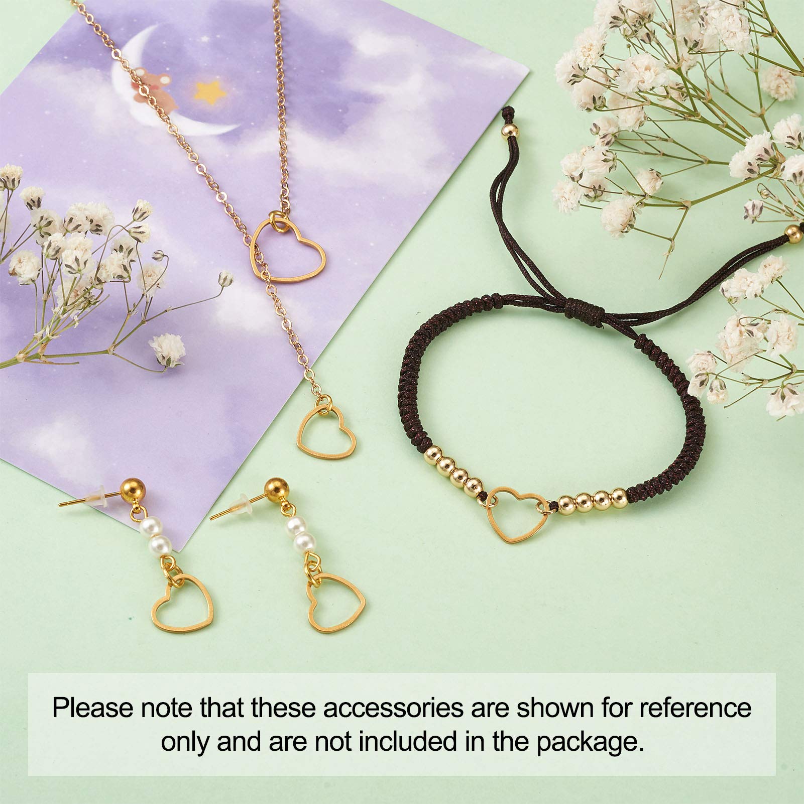 Connettori A Stella Cava Per Gioielli - Acciaio Inox 12/15/19 Mm - Per Bracciali, Collane E Orecchini Fai Da Te - Foto 5