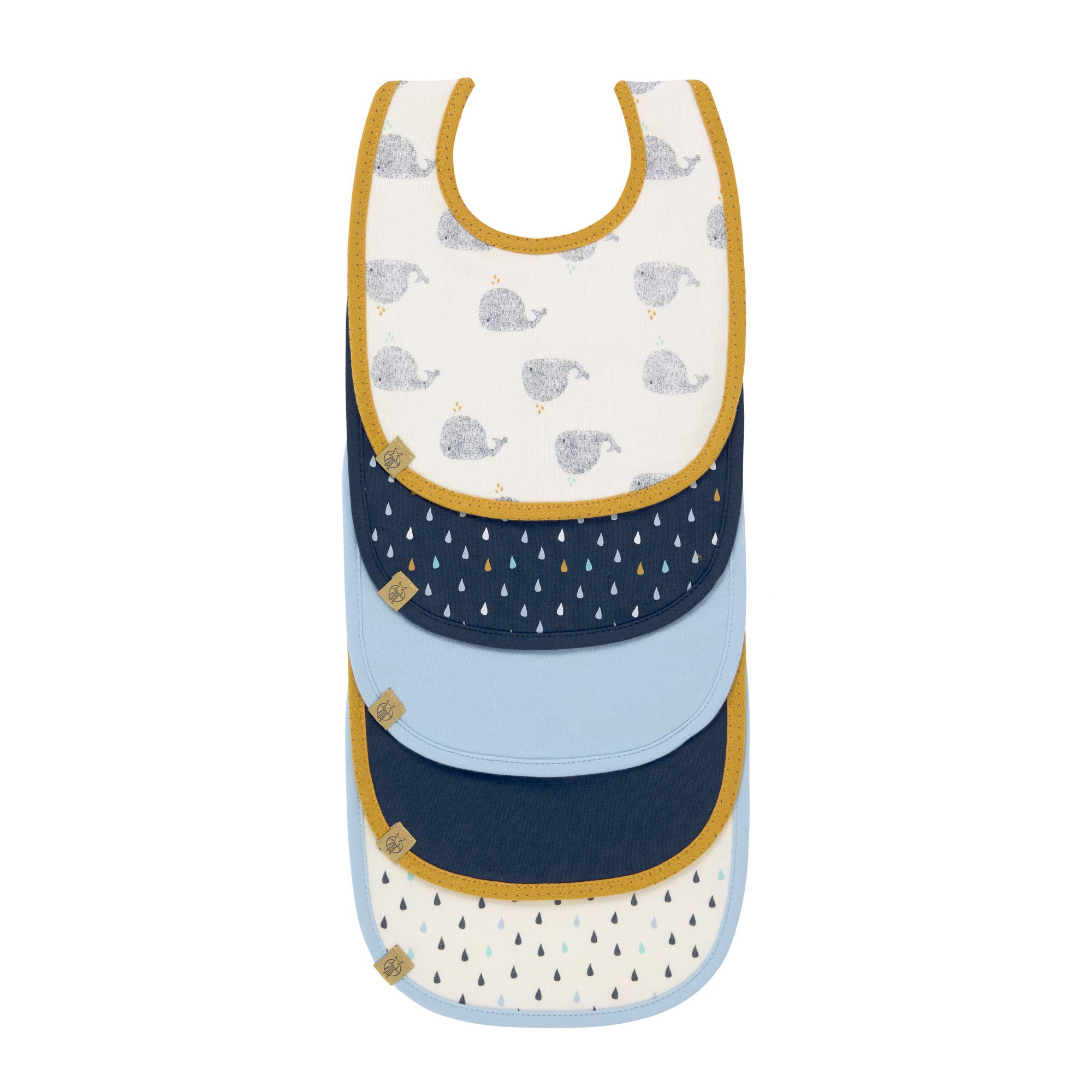 Lassig GmbH Value Pack Bib Little Water Whale, of