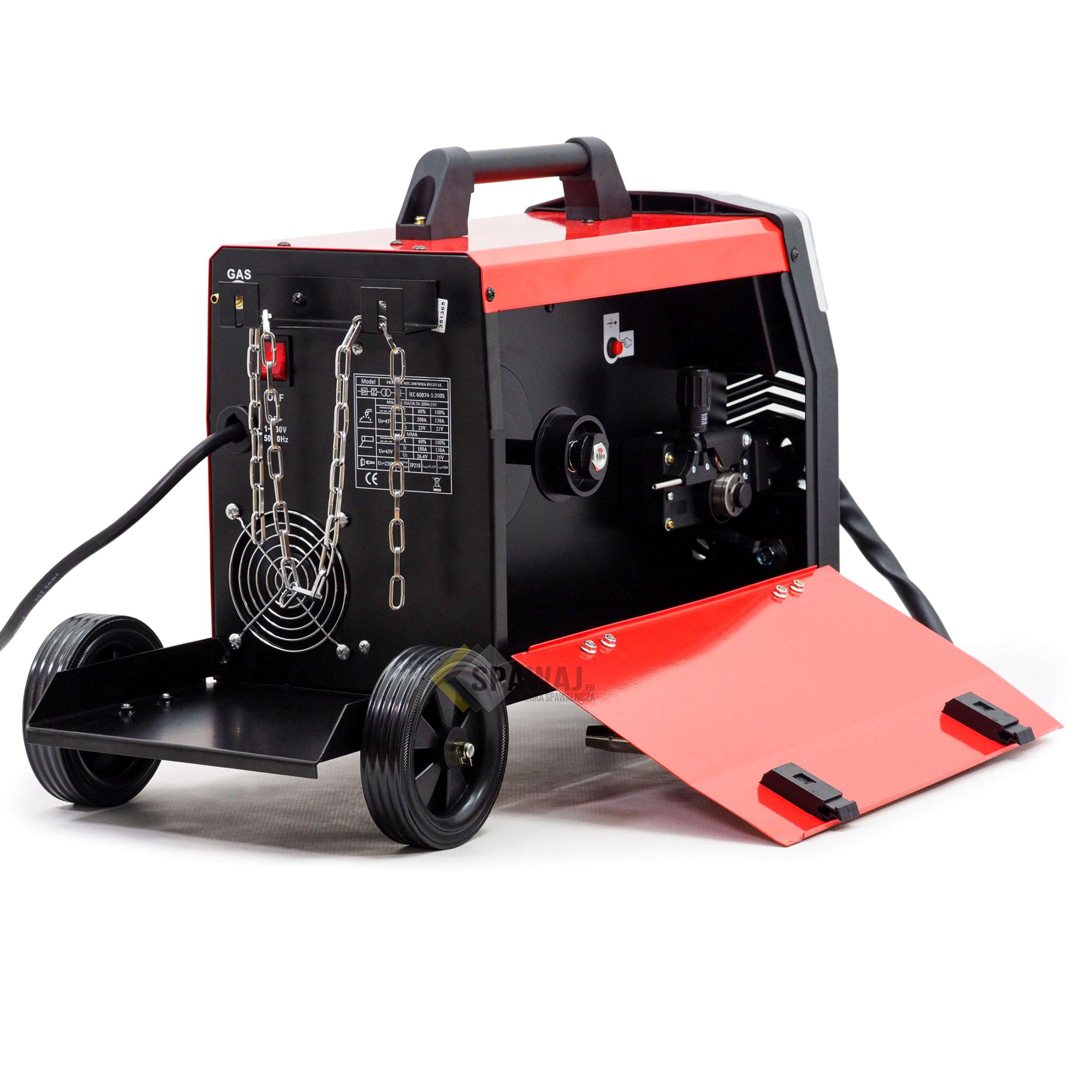 MIG MAG Schweißgerät Inverter 230V 200A, Schweißdraht 0,8mm 5kg, Gasflasche Ar/CO2, Schweißmagnet Set & Schweißschutzspray - Bestschweissen.de Ideal Praktik MIG 200