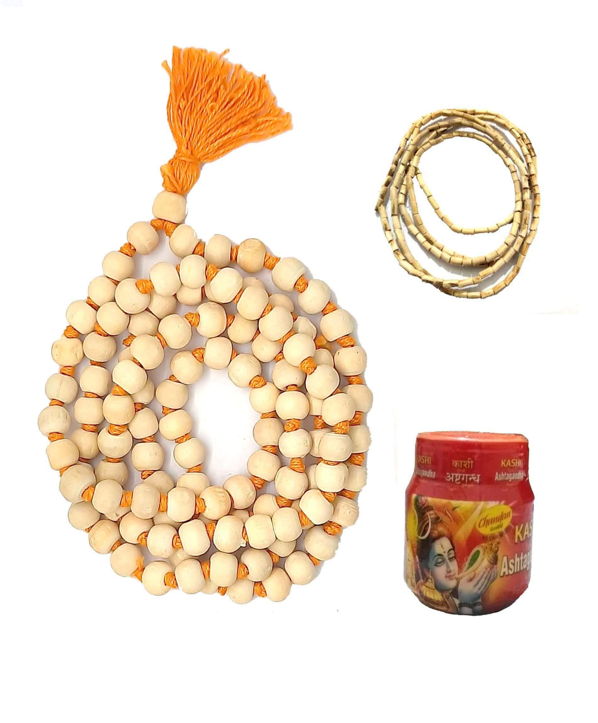 Spherulemuster Tulsi Mala (108+1) Beads Orange Thread with Chandan Tika (B07W7V6YSG) Amazon Price History, Amazon Price Tracker