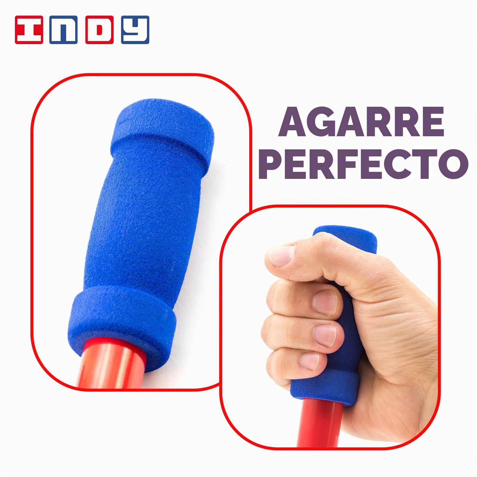 Zancos de Indy Steady | Zancos para niños Totalmente Ajustables, manuales y Antideslizantes