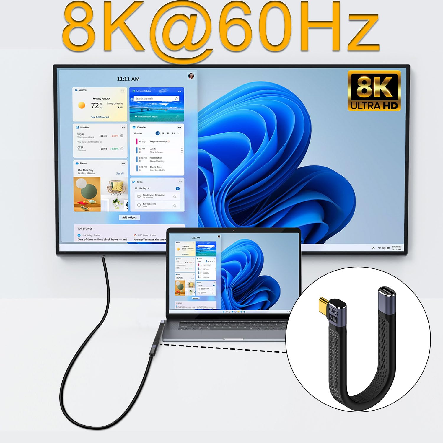 QIANRENON 40Gbps U Forma Angolo USB C Adattatori USB4.0 Type C Maschio a Femmina 180 Gradi Convertitore PD100W Dati Audio-VideoTrasferimento, per NS QIANRENON 40Gbps U Forma Angolo USB C Adattatori USB4.0 Type C Maschio a Femmina 180 Gradi Convertitore PD100W Dati Audio-VideoTrasferimento, per NS