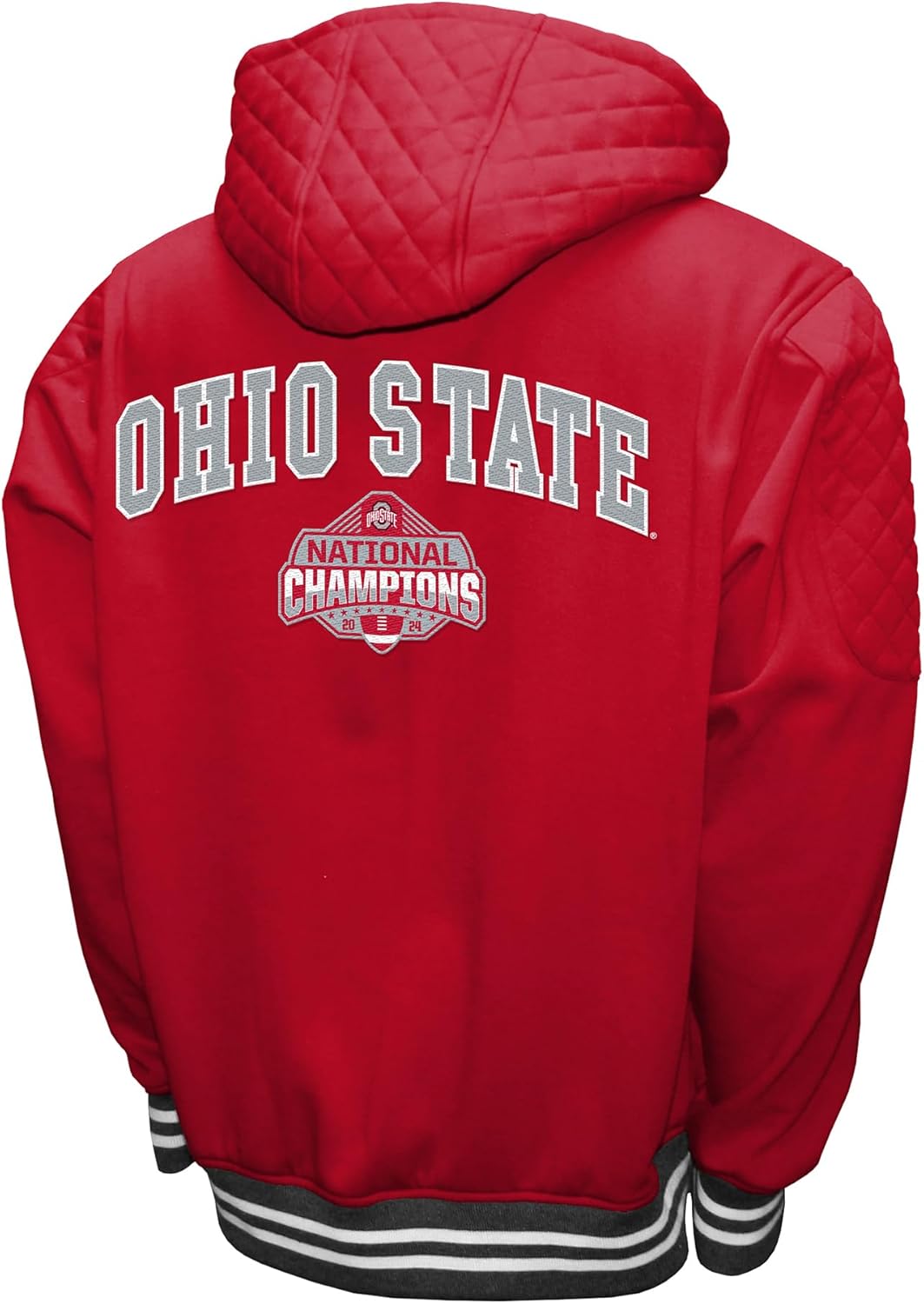Mens Ohio State Buckeyes 2024 National Champions Grind Hoodie Jacket - Image 3