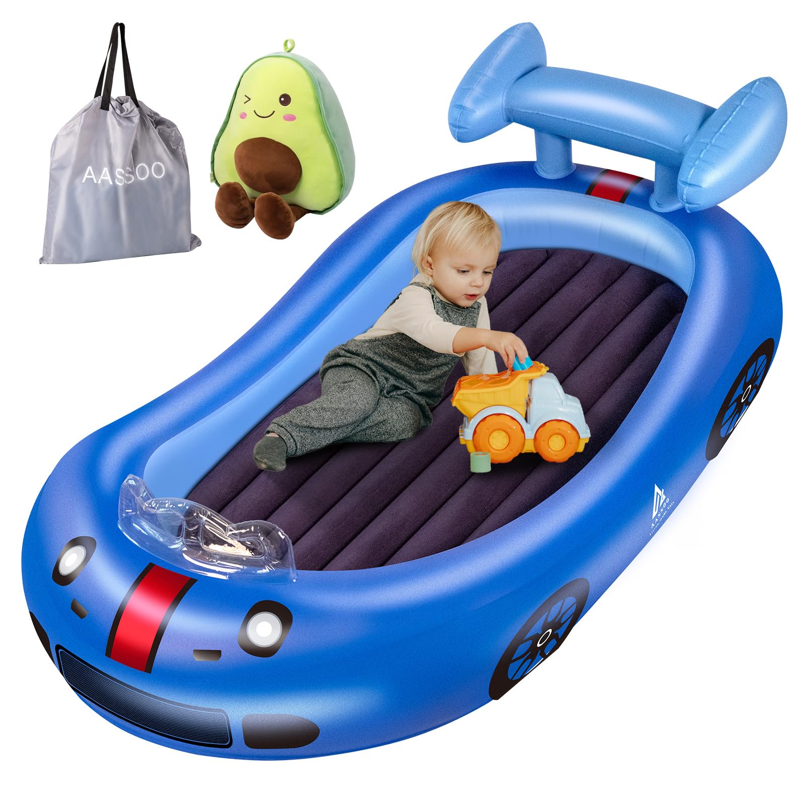 Amazon.com: AASSOO Blow up Inflatable Toddler Travel Bed with