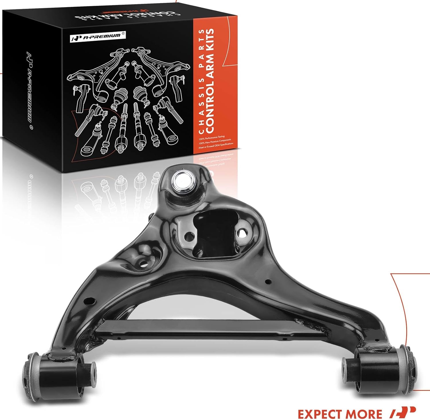 A-Premium Front Left Lower Control Arm, with Ball Joint & Bushing, Compatible with Ford F-150 2015-2020, Expedition 2018-2022, Lincoln Navigator 2018-2022