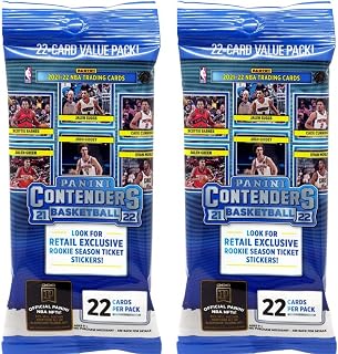 NBA Panini 2021-22 Contenders Basketball Trading Card VALUE Pack [2 Packs]