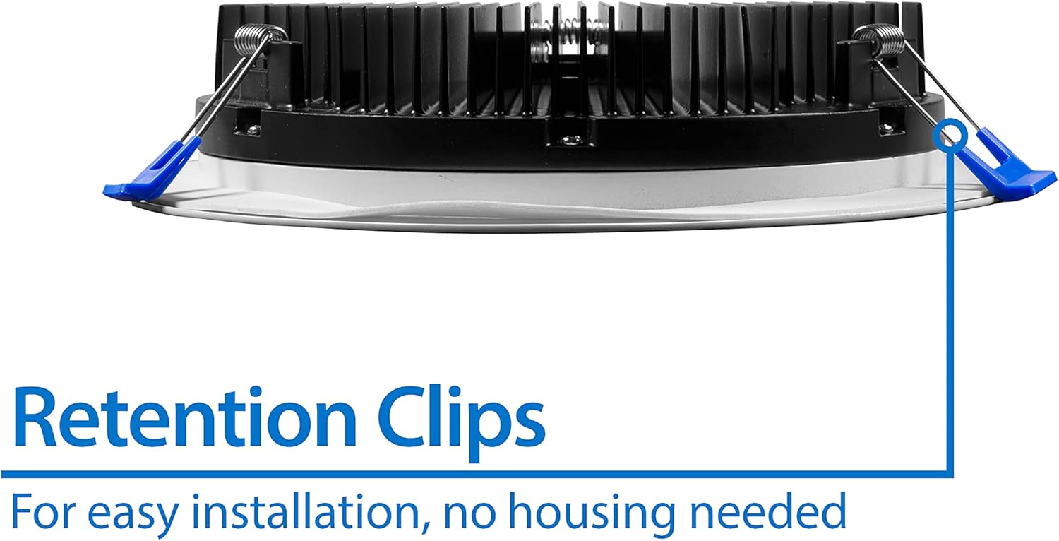 NICOR Lighting DLE821203KRDWH Recessed Lighting Kit, White