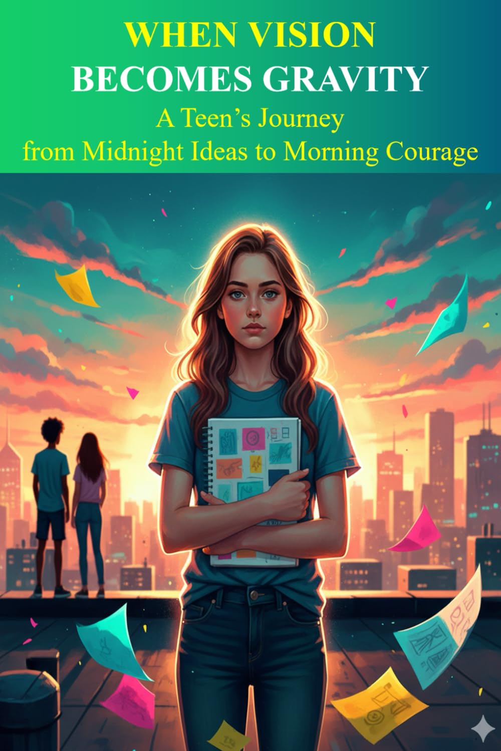 WHEN VISION BECOMES GRAVITY: A Teen’s Journey from Midnight Ideas to Morning Courage (#YA Inspiration #YA Motivation #SelfHelp #YA Fiction #From Arrogance to Empathy)