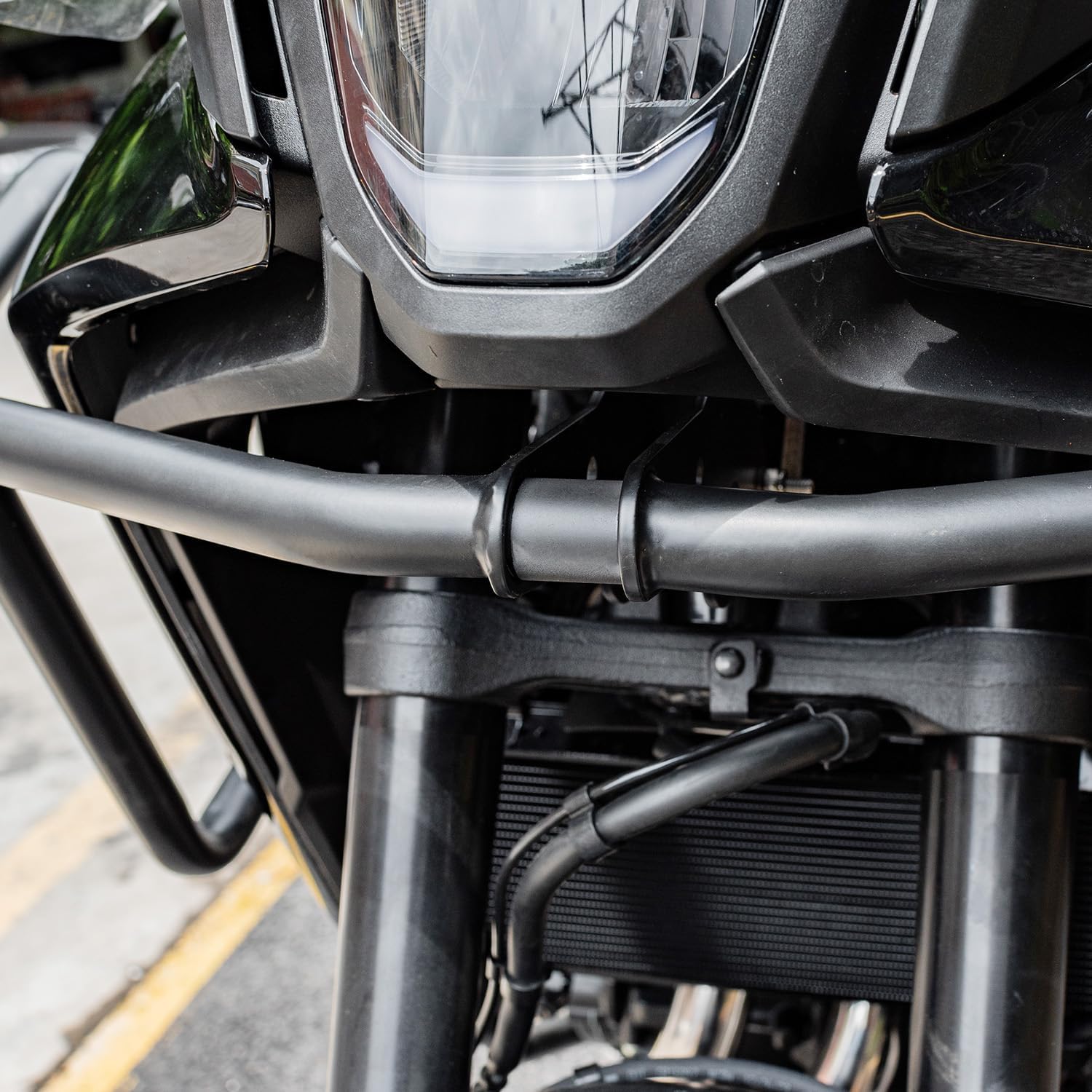 Motorcycle Steel Highway Crash Bars Engine Guard Compatible with NX400 NX500 NX 400 500 2024 2025 2026 Upper Side Frame Falling Protector Bumper